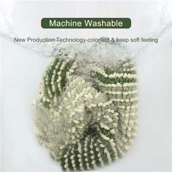 Bathroom Rugs, Bath Mat Rug for Bathroom Non Slip 17 x 24 Inches Water Absorbent - Picture 3 of 7